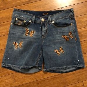 Painted Monarch Butterfly Shorts